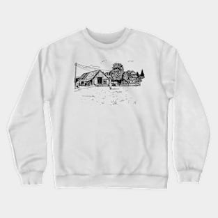 barn sketch Crewneck Sweatshirt